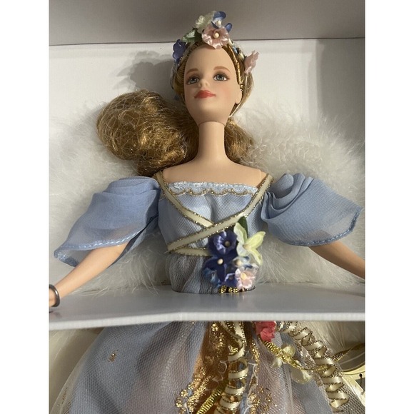 Barbie Angels of Music Collection 1st: Harpist Angel NRFB - Picture 4 of 14